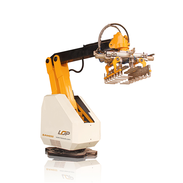 Robot palletizing