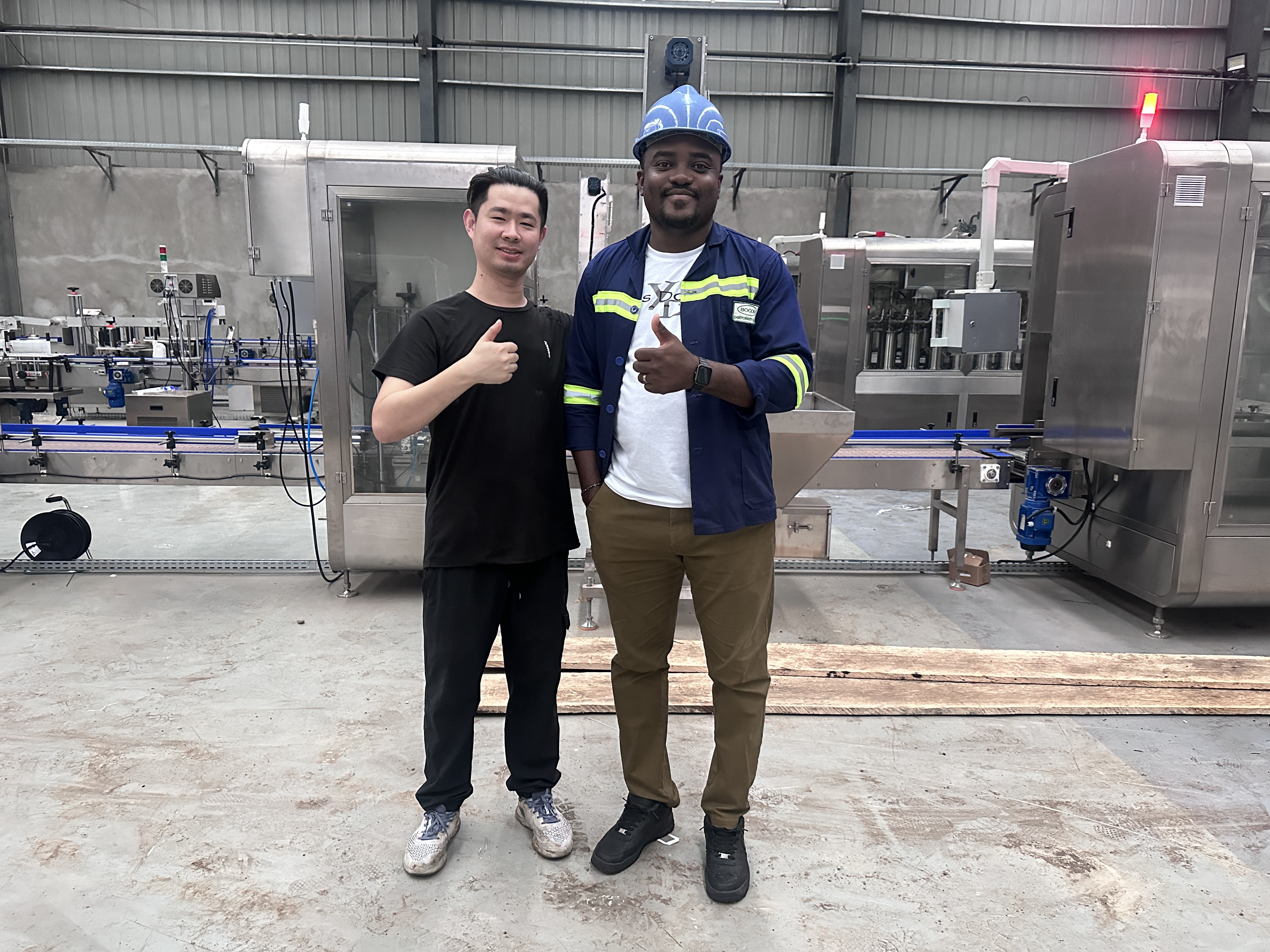 lube oil filling line 